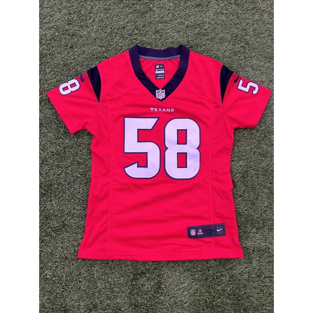 Nike On Field NFL Football Houston Texans 58 Reed Jersey Women Size medium